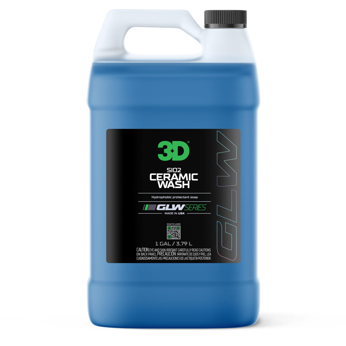 3D SiO2 Ceramic Wash & Wax bottle pour showing easy controlled application