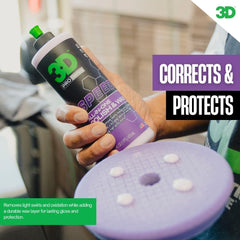 Close-up of 3D Speed swirl removal showing smooth, defect-free paint.