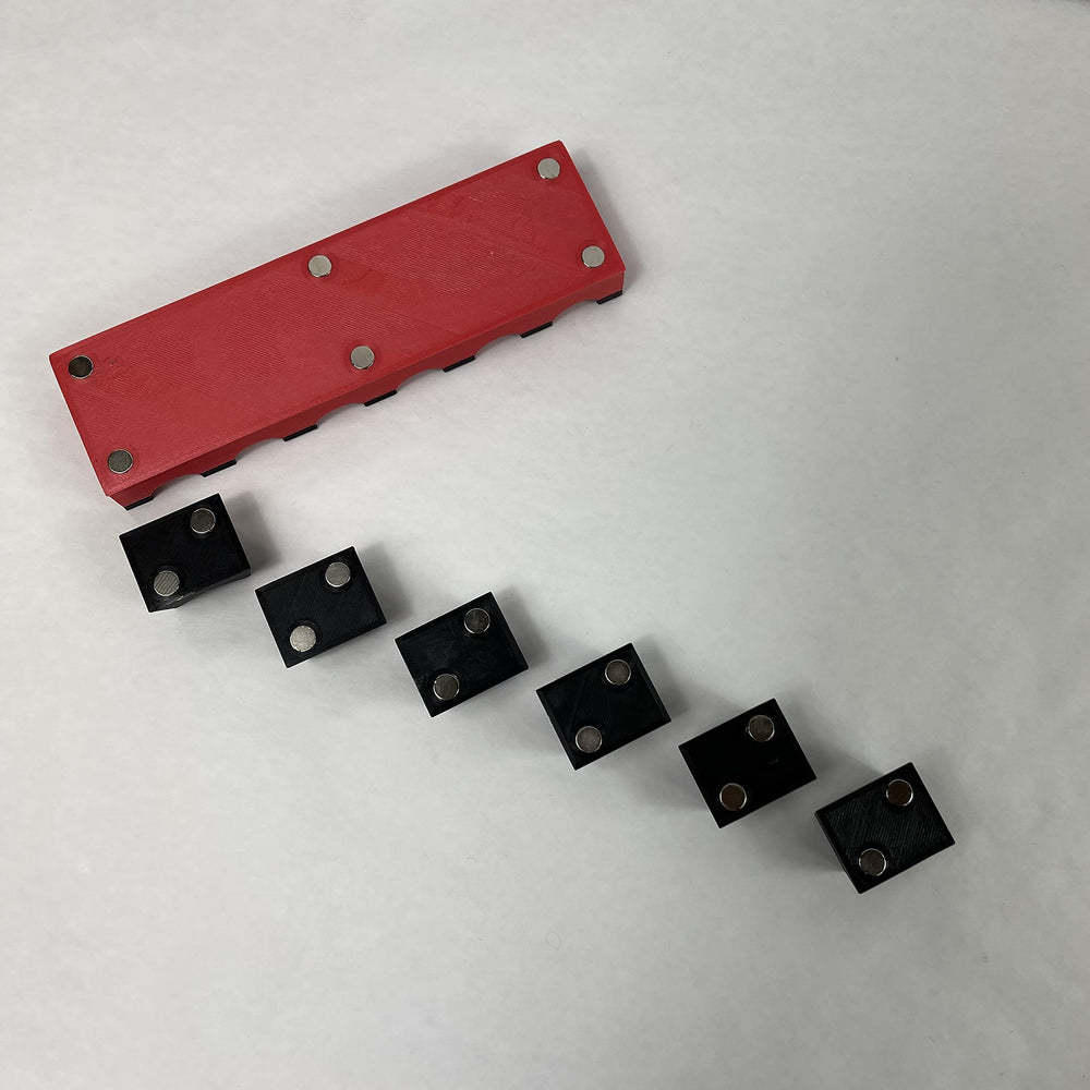 3D Tool Trays MagAttach shaft-support shows stable mounting for extensions