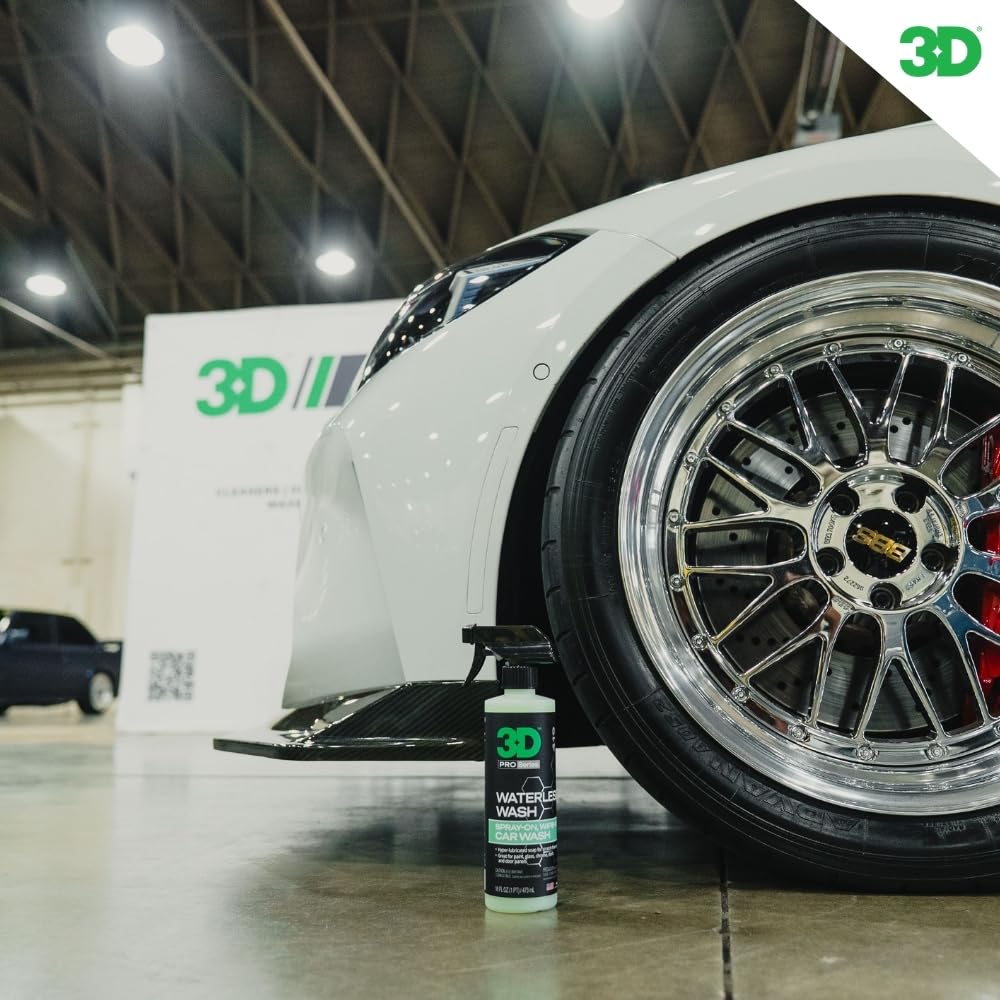 3D Waterless Car Wash brightens a motorcycle finish.