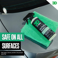 3D Waterless Car Wash spray nozzle delivering a fine mist.