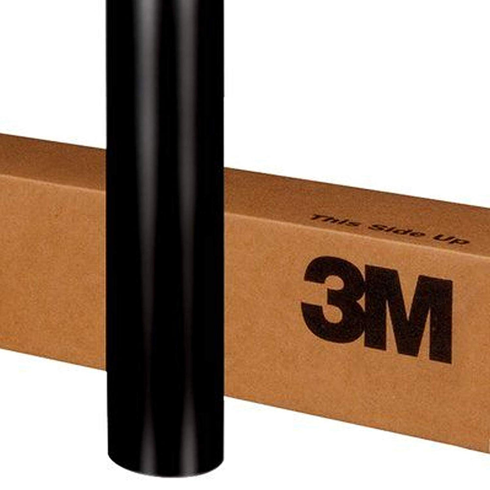 3M 2080 S12 satin black car wrap film for a durable satin finish and easy repositioning