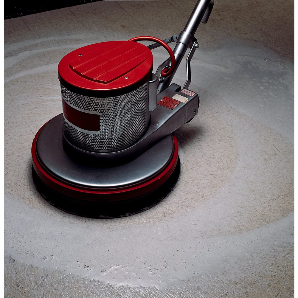 Reusable 3M pad helps reduce floor care costs over time.