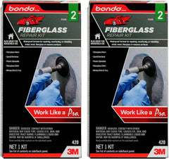 3M Bondo fiberglass repair kit contents for durable DIY fixes.