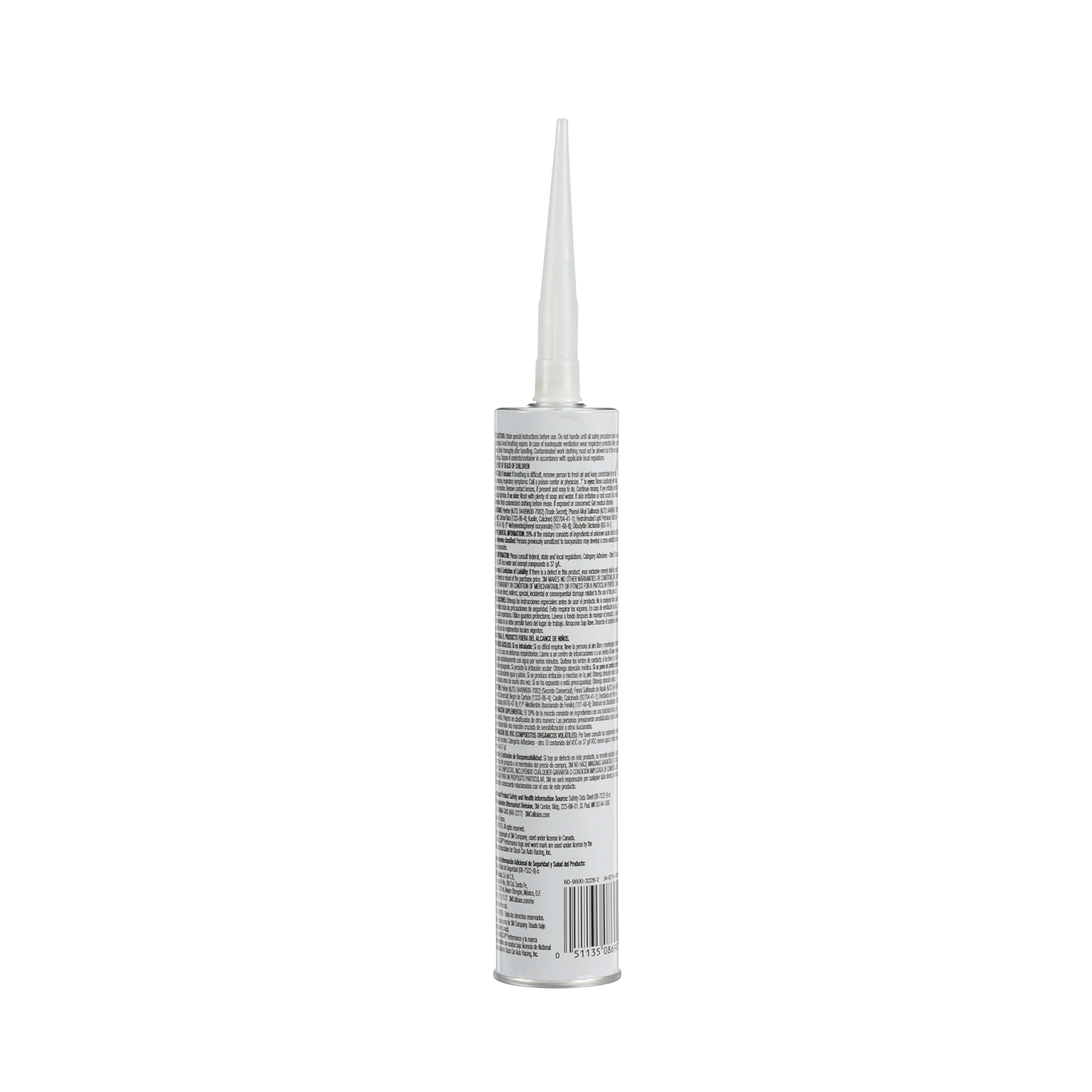 3M Fast Cure cartridge nozzle demonstrates controlled application and clean dispensing.