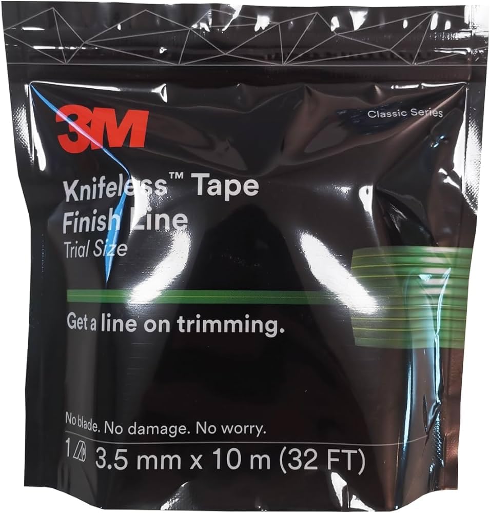 3M Finish Line KTS-FL2 green roll for blade-free vinyl wrapping with clean edges