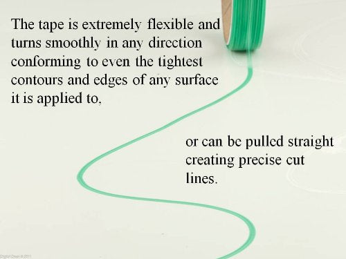 Easy handling of 3M tape for turns and corners on vehicle wraps