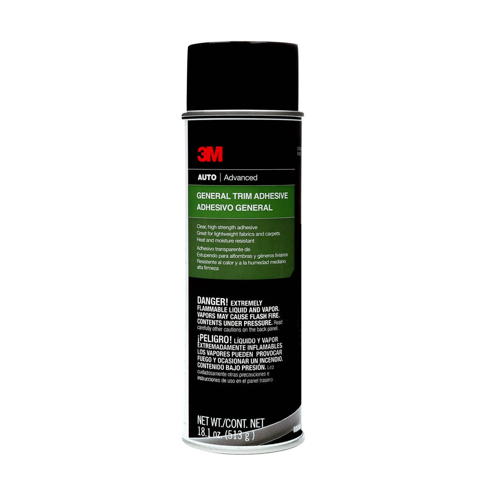 3M General Trim Adhesive 08088 aerosol can for strong automotive bonding.