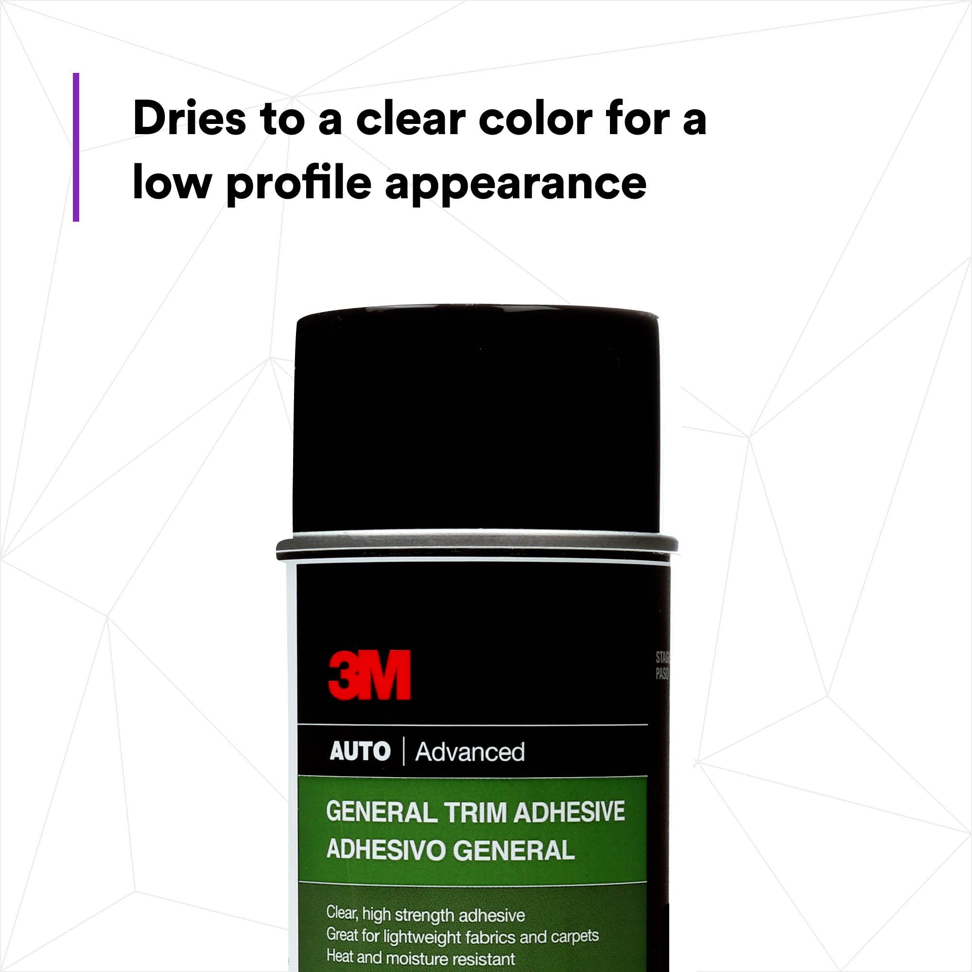 3M General Trim Adhesive 08088 provides high-strength bond with initial tack.