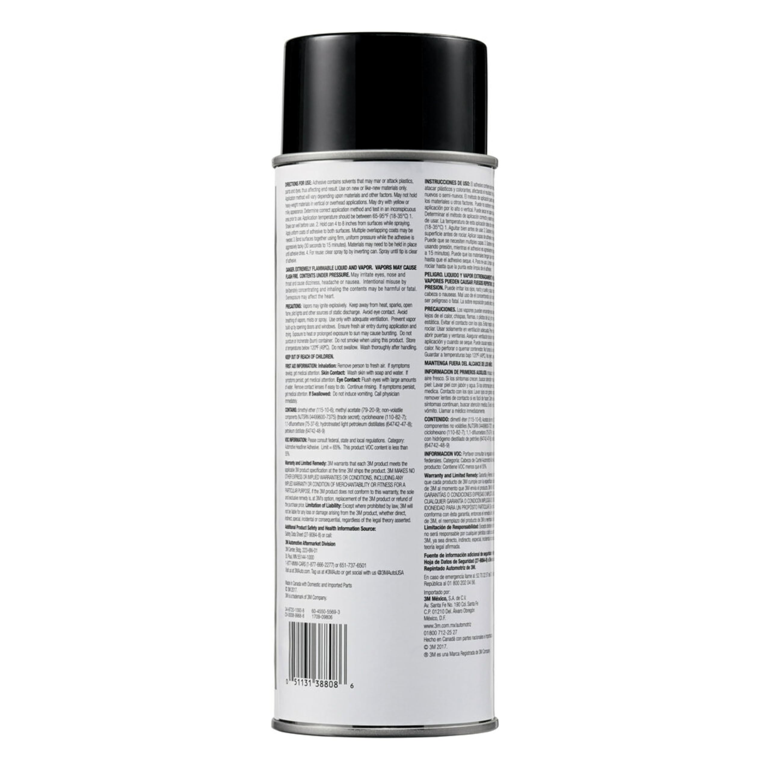 3M Headliner Adhesive adjustable nozzle enables directed application.