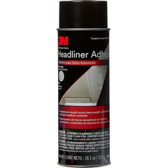 3M Headliner Adhesive coverage image shows even spray for smooth application.