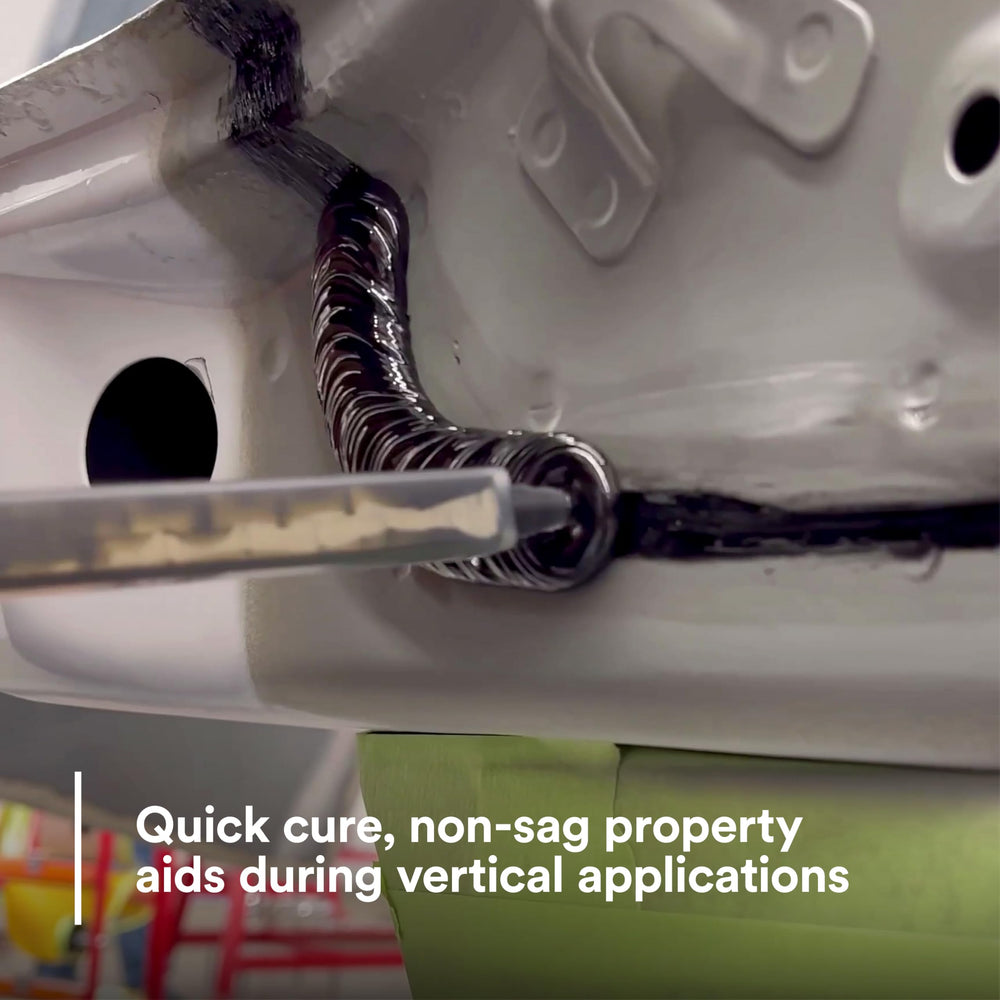 3M Heavy-Bodied Seam Sealer seals vertical and horizontal seams for durable results.