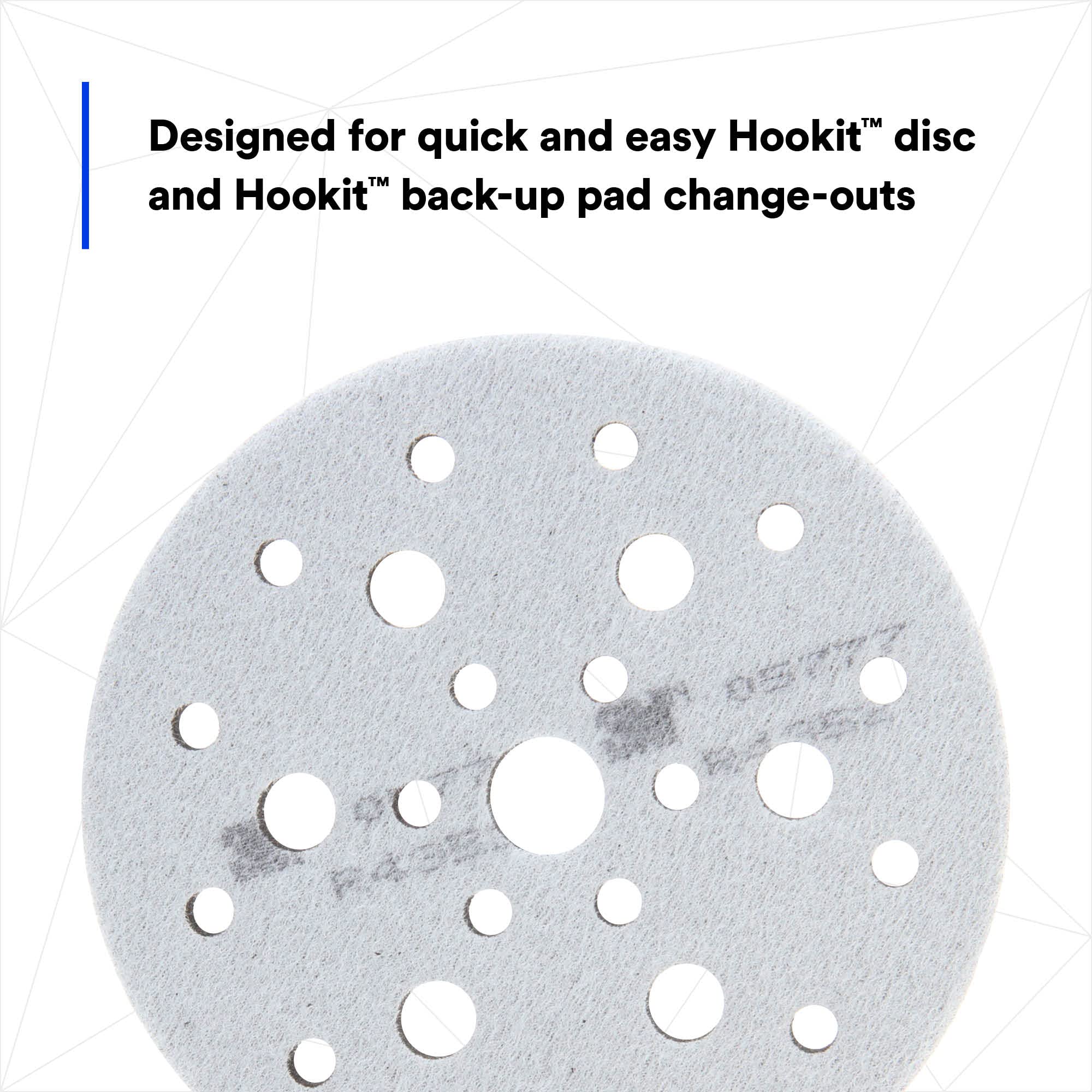 3M Hookit Soft Interface Pad 05777 easy attachment and detachment for fast disc changes