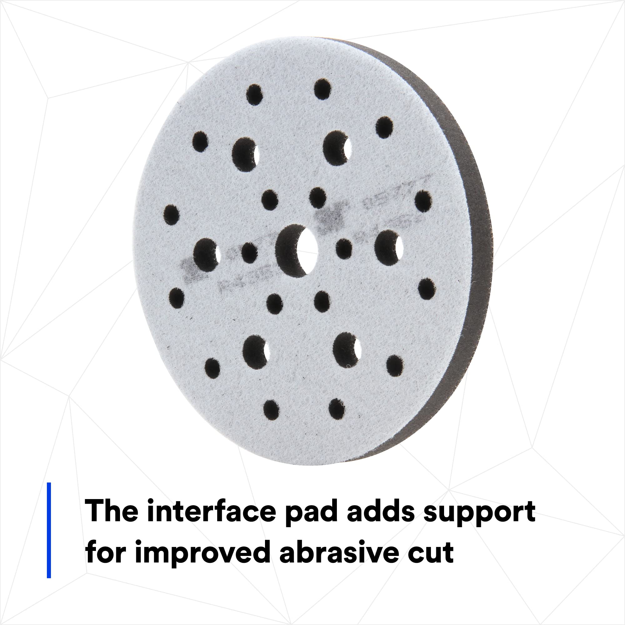 3M Hookit Soft Interface Pad 05777 medium-density foam backing for gentle curves