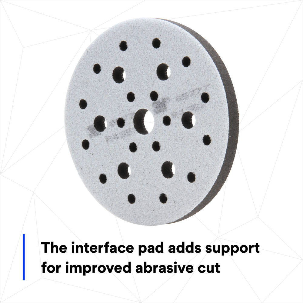 3M Hookit Soft Interface Pad 05777 medium-density foam backing for gentle curves