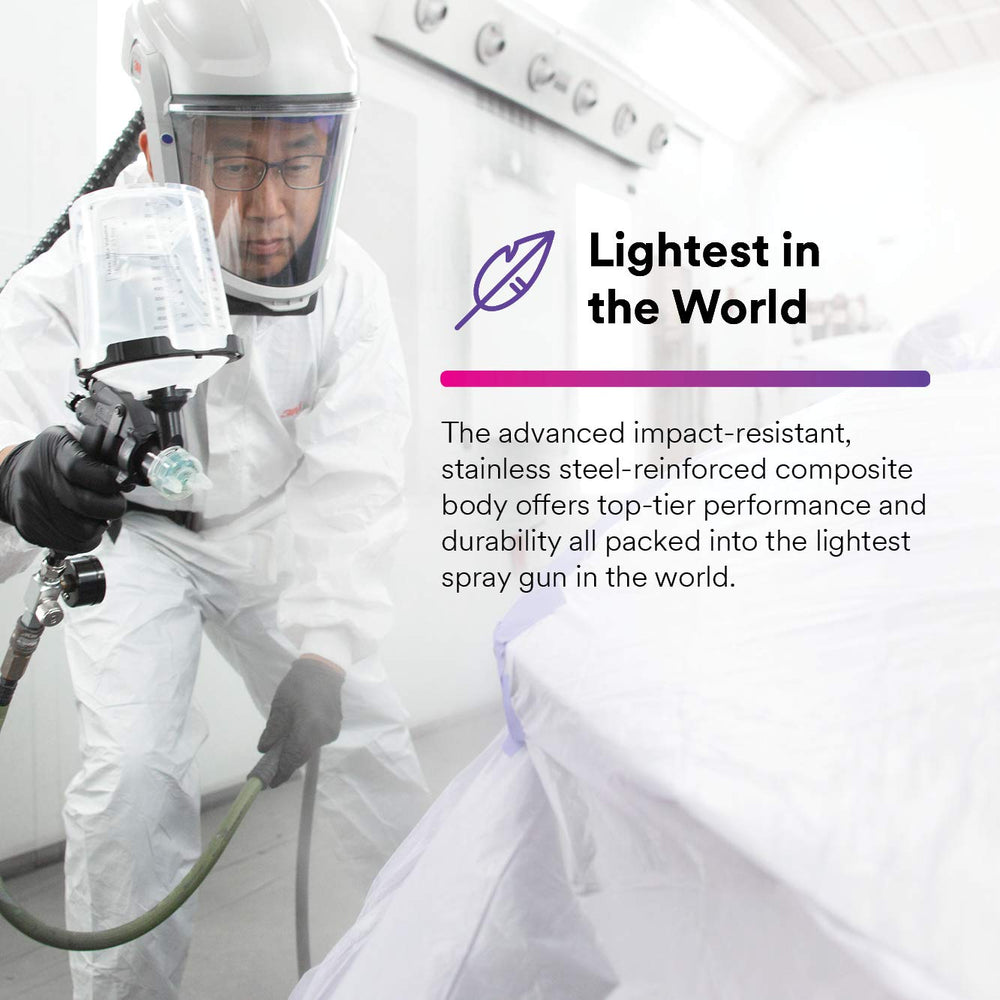 3M HVLP atomizing head 1.4 offers versatility for primers and clearcoats.