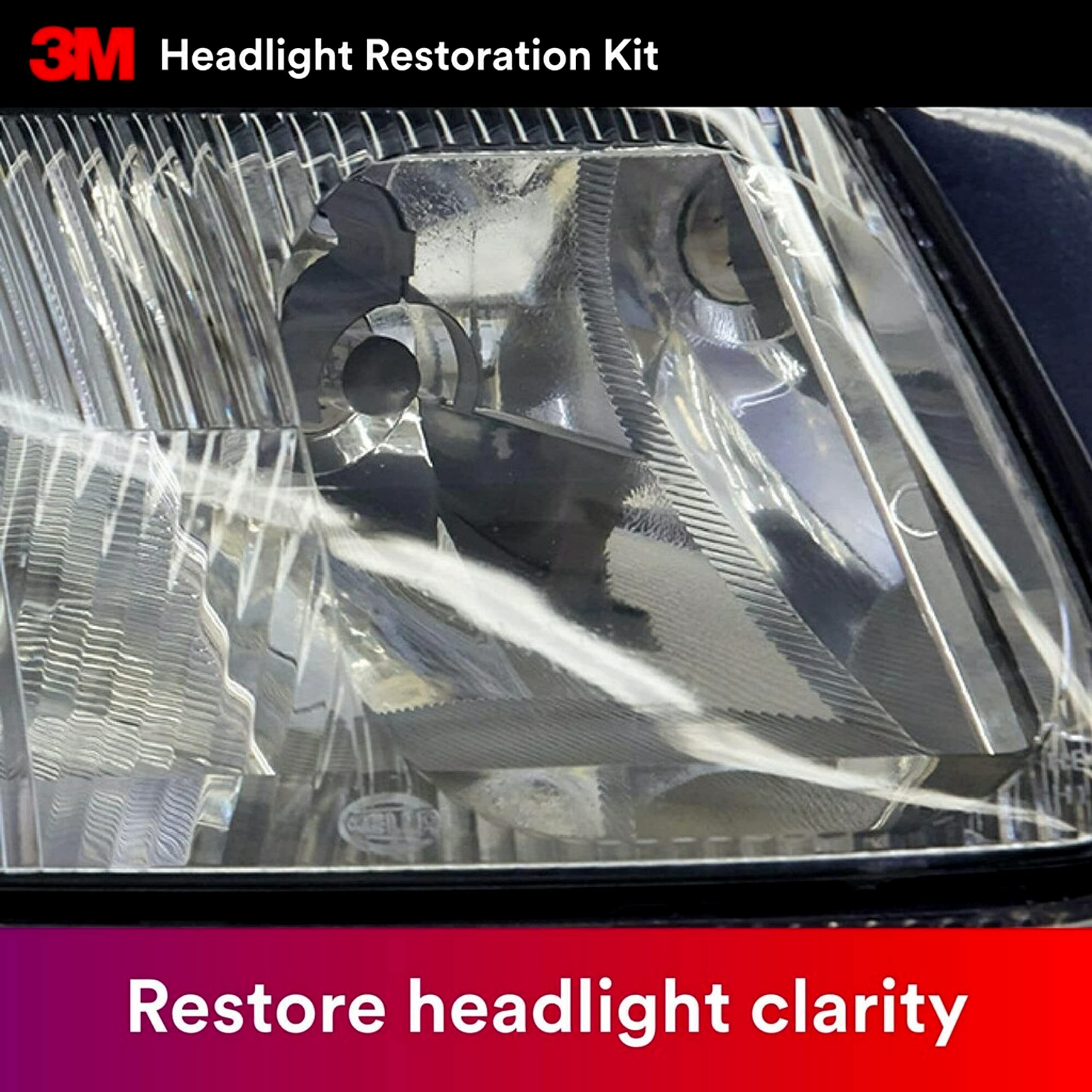 3M instruction guide helps users restore headlights at home