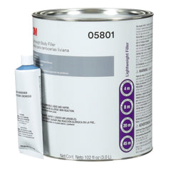 3M Lightweight Body Filler 05801 with included hardener for reliable two component use