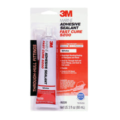 3M Marine Adhesive Sealant 5200 Fast Cure tube closeup for strong bonding.