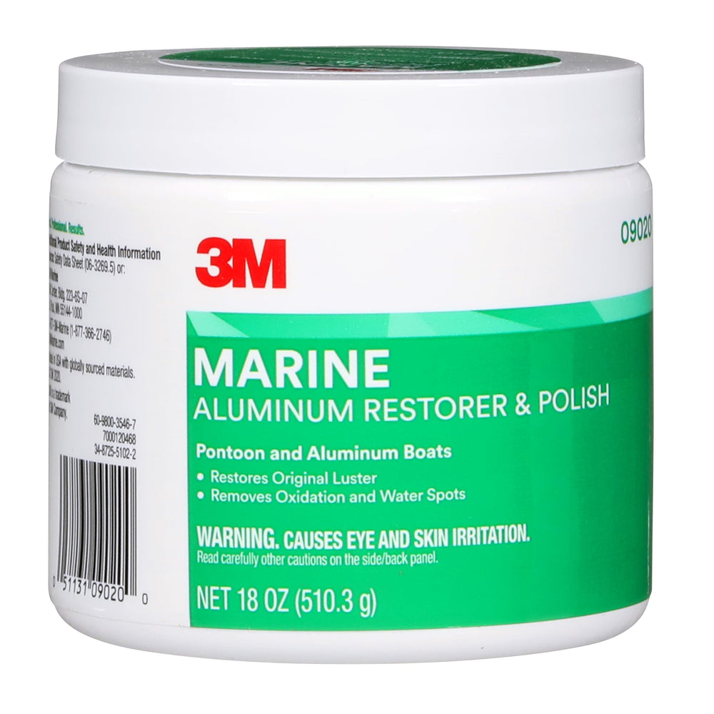 3M Marine Aluminum Restorer with concentrated formula delivers efficient cleaning
