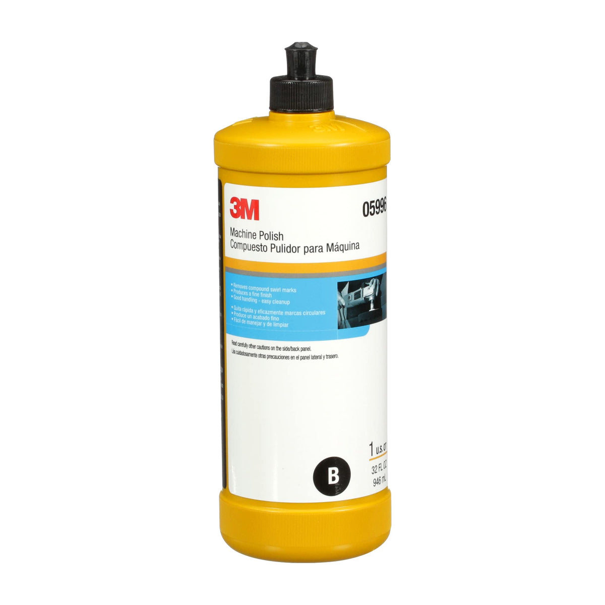 3M Perfect-It 05996 bottle pour demonstrates easy application.