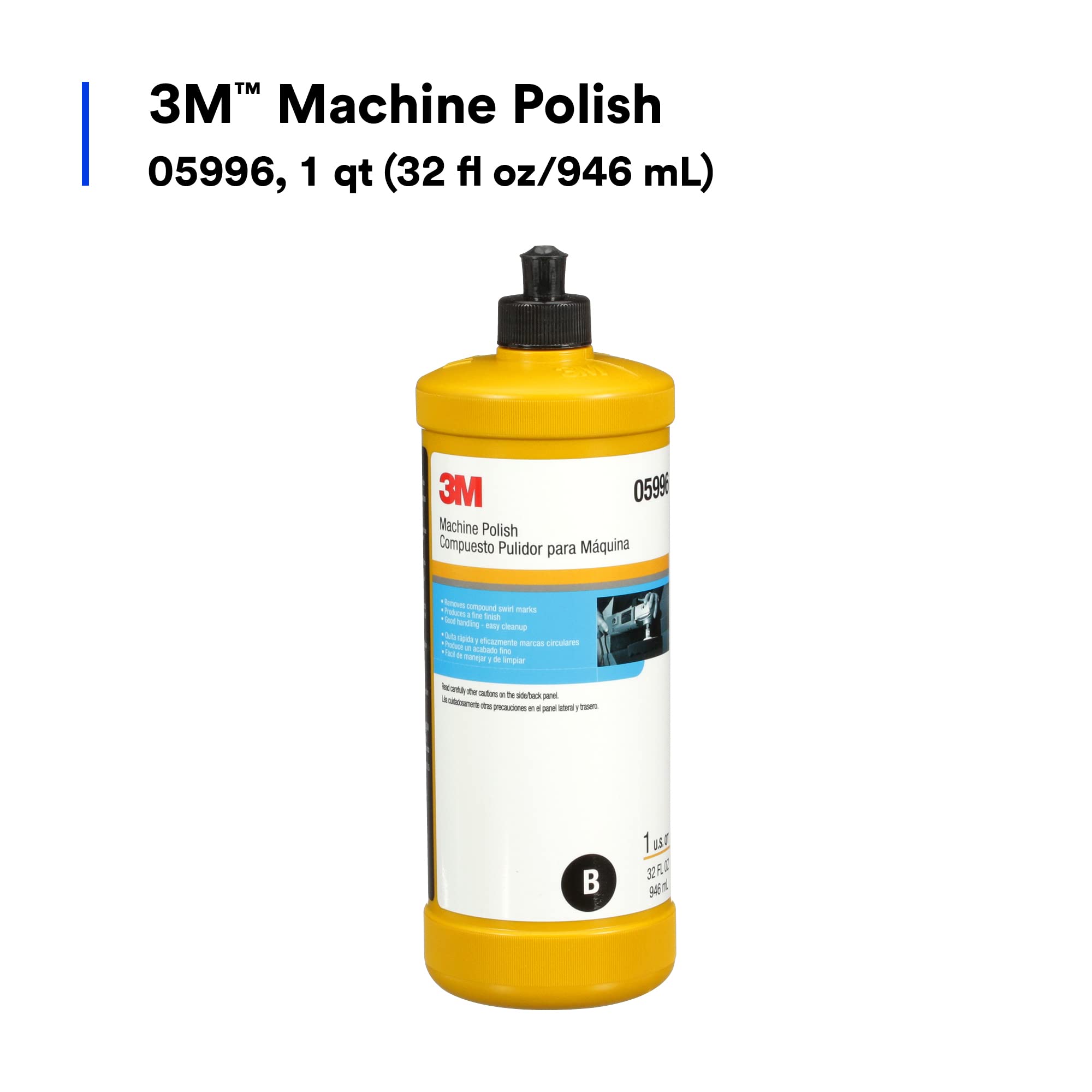 Swirl removal on dark color paint with 3M Perfect-It 05996.