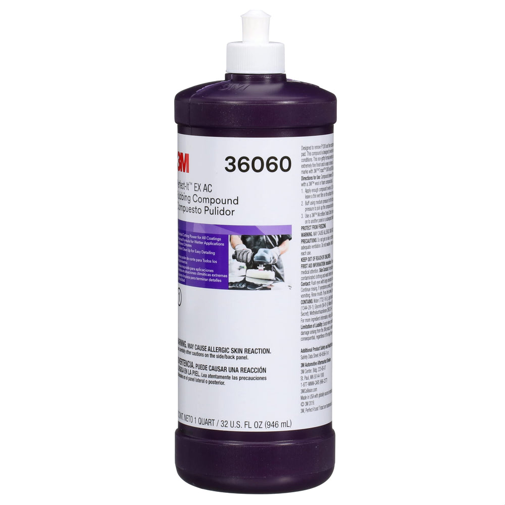 3M Perfect-It EX AC 36060 rubbing compound pour spout supports controlled application.