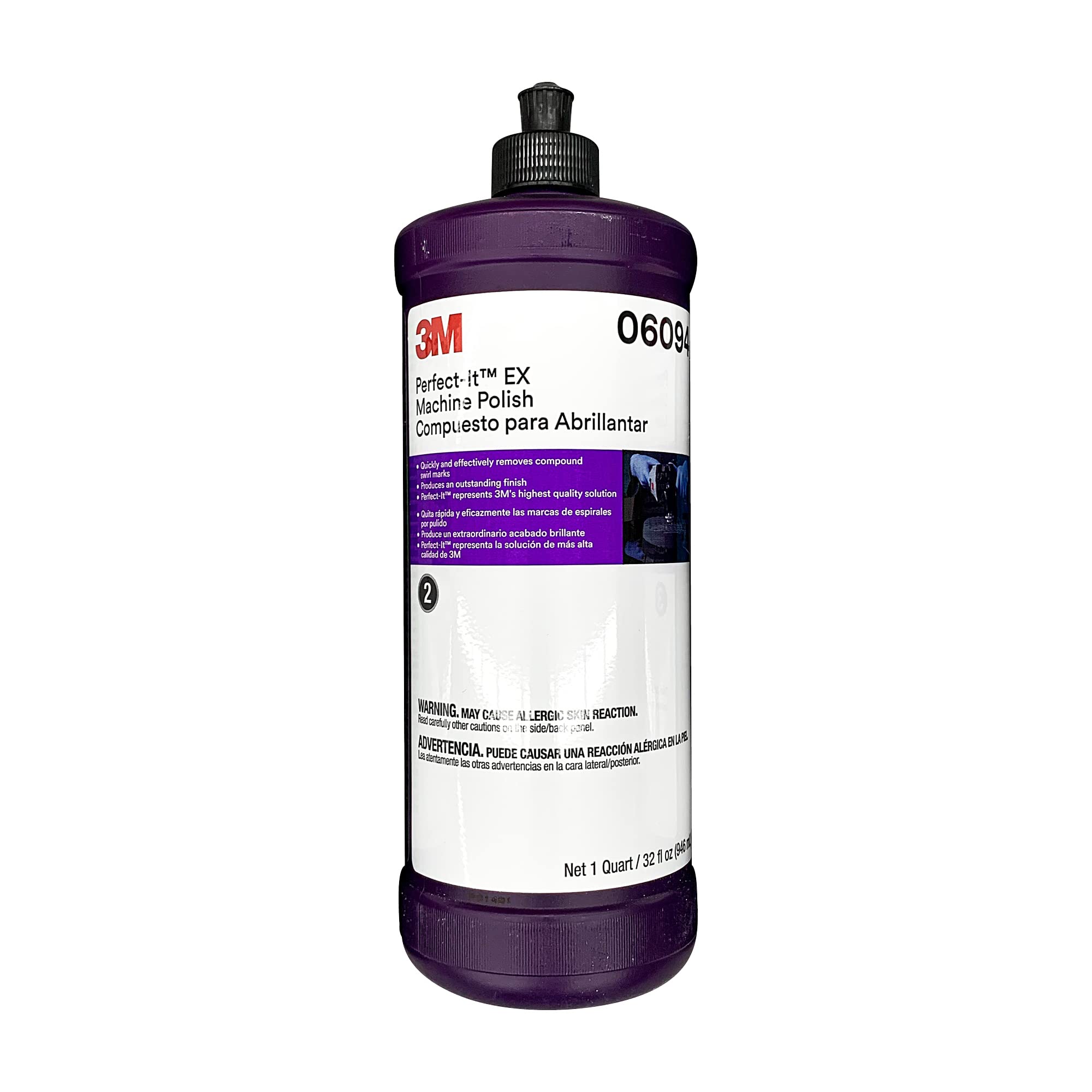 3M Perfect-It EX swirl removal with refined paint finish boosts visual clarity