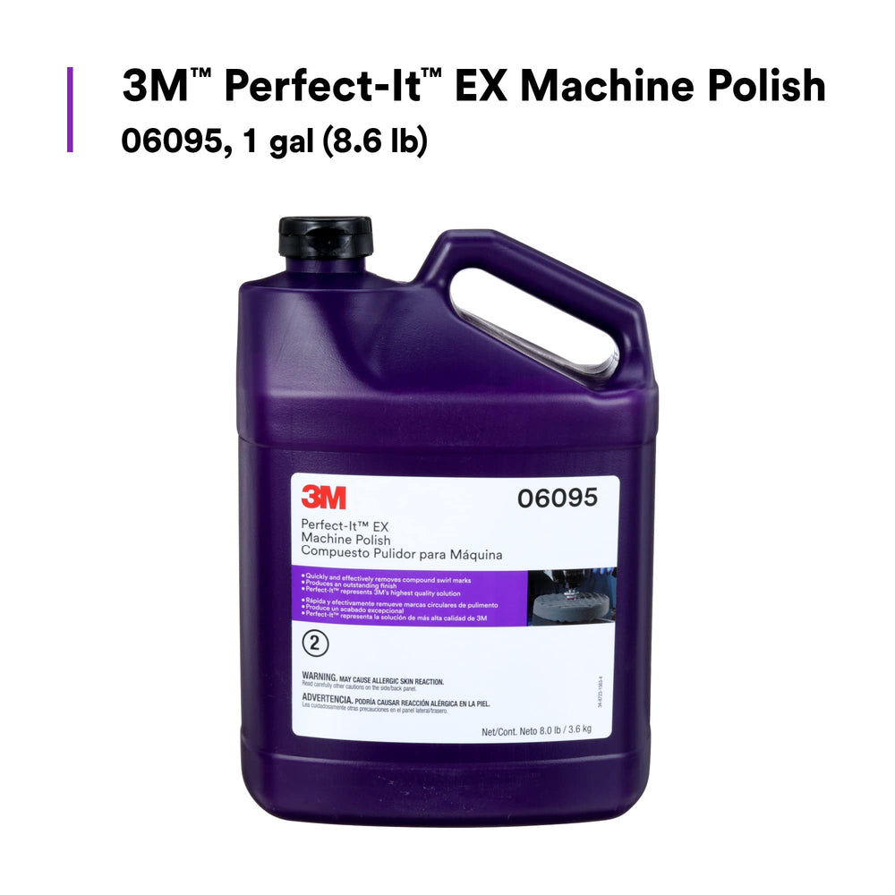 3M Perfect-It EX polish application demo on a vehicle fender for showroom gloss.