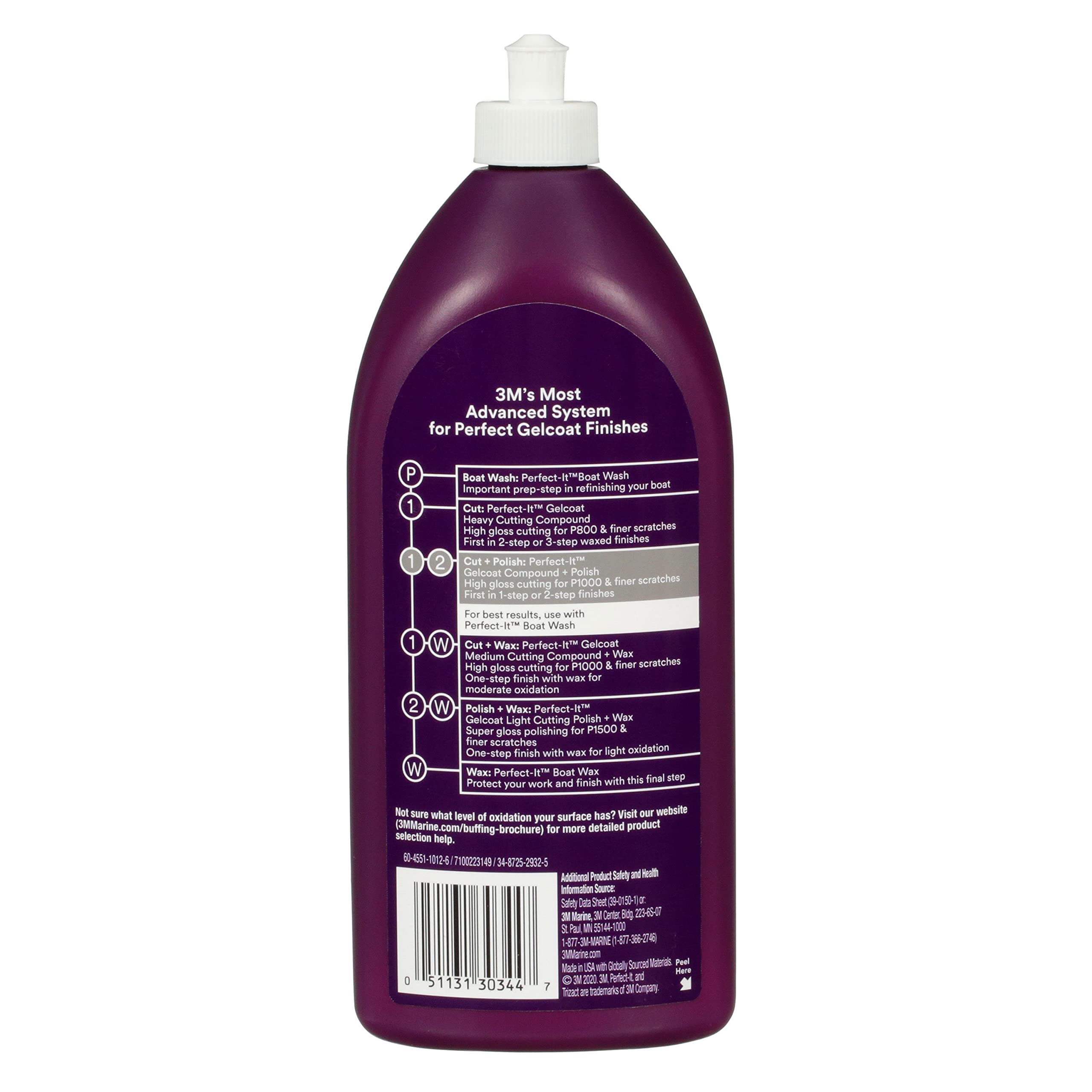 Applying 3M Perfect-It Gelcoat Compound on gelcoat to reduce scratches.