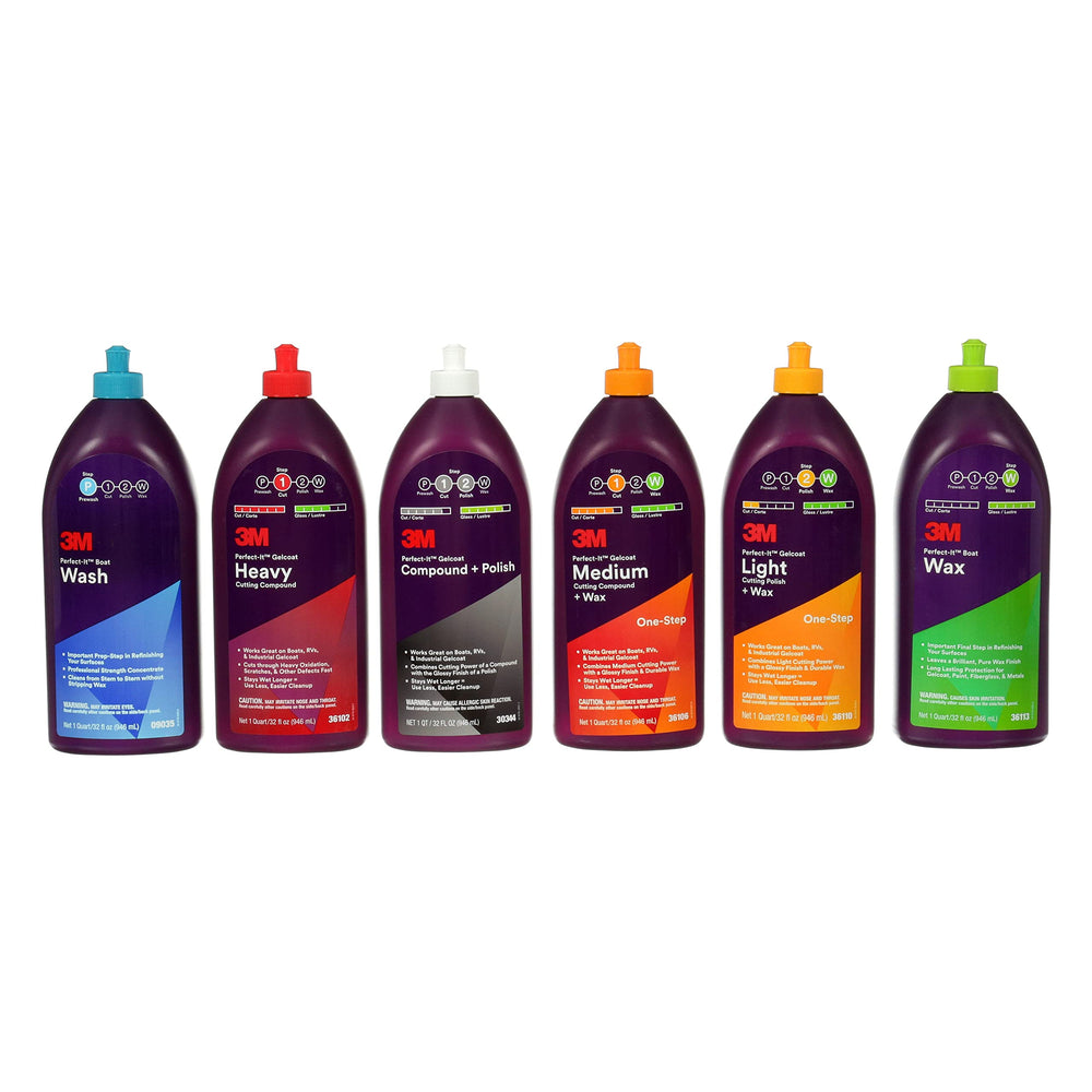 3M Perfect-It Gelcoat Compound tub in 32-oz size ready for use.