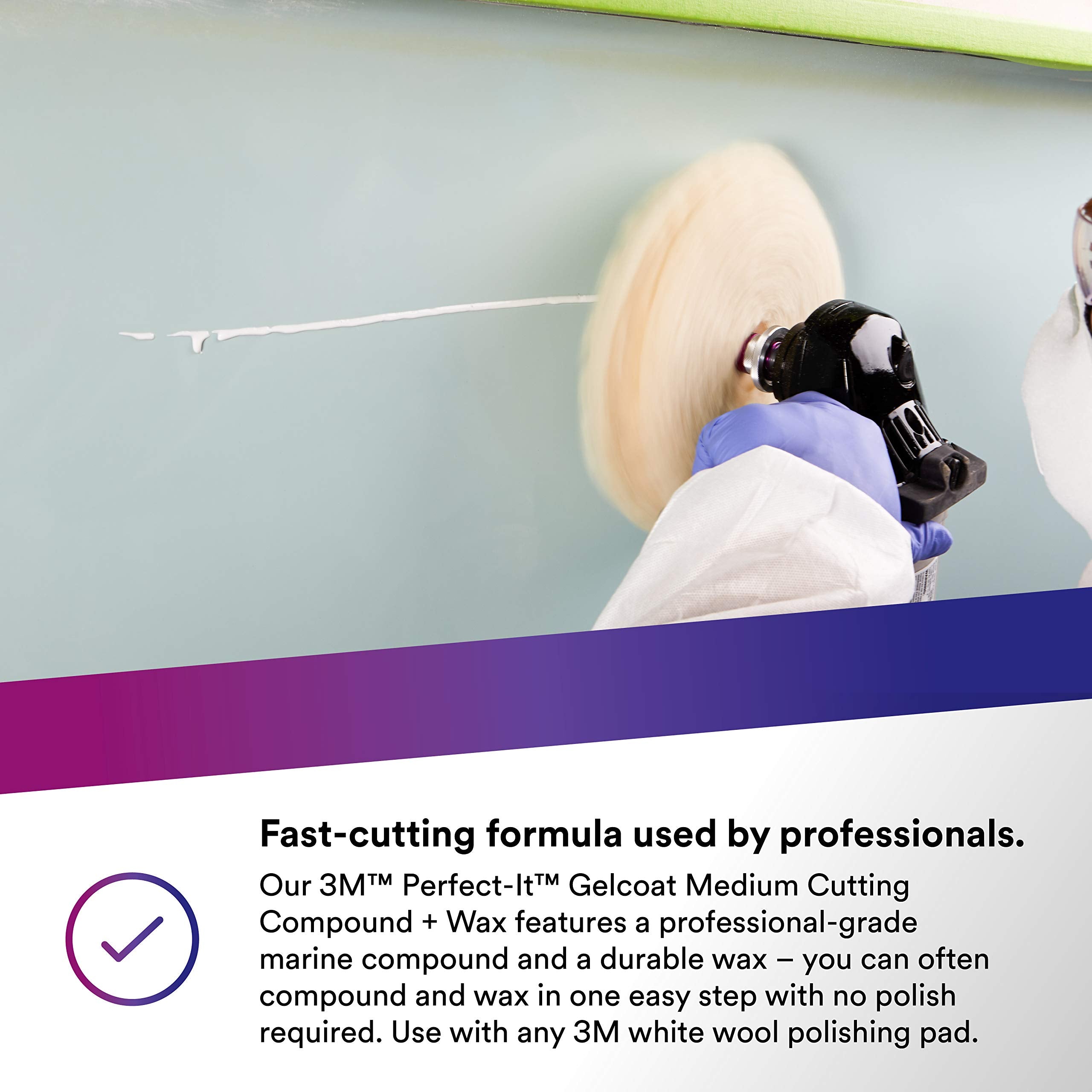 Packaging label for 3M Perfect-It Gelcoat 36107 product