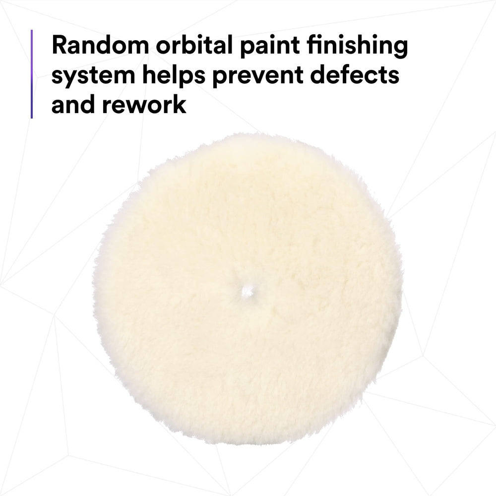 3M Perfect-It Hookit attachment on the wool pad enables fast changes on the job