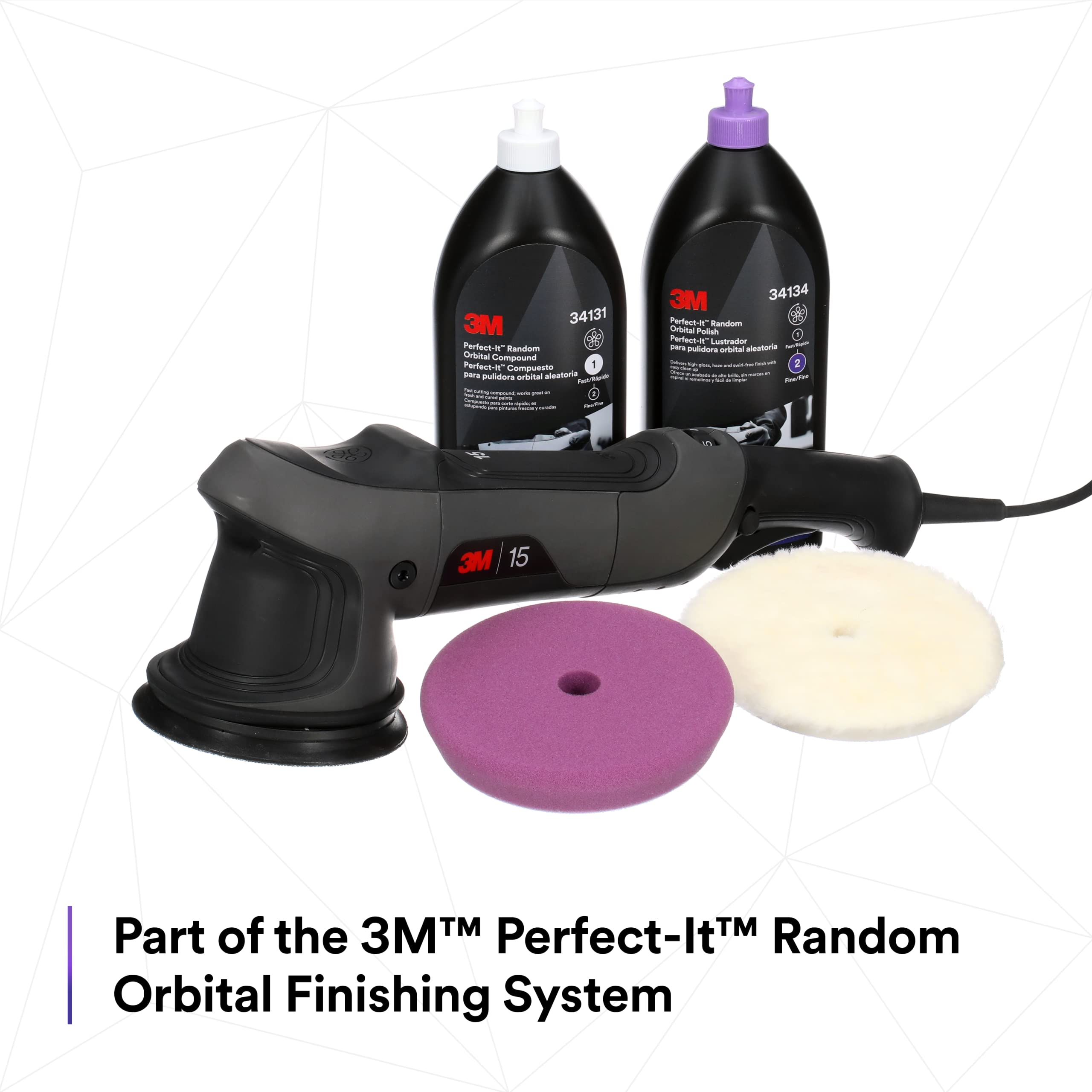 3M Perfect-It purple finishing pad for sleek automotive results
