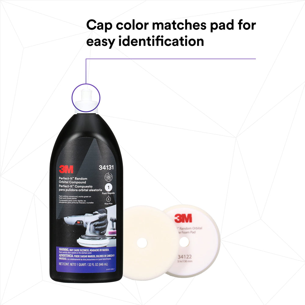 3M Perfect-It compound delivering swirl-free finish on clear coat