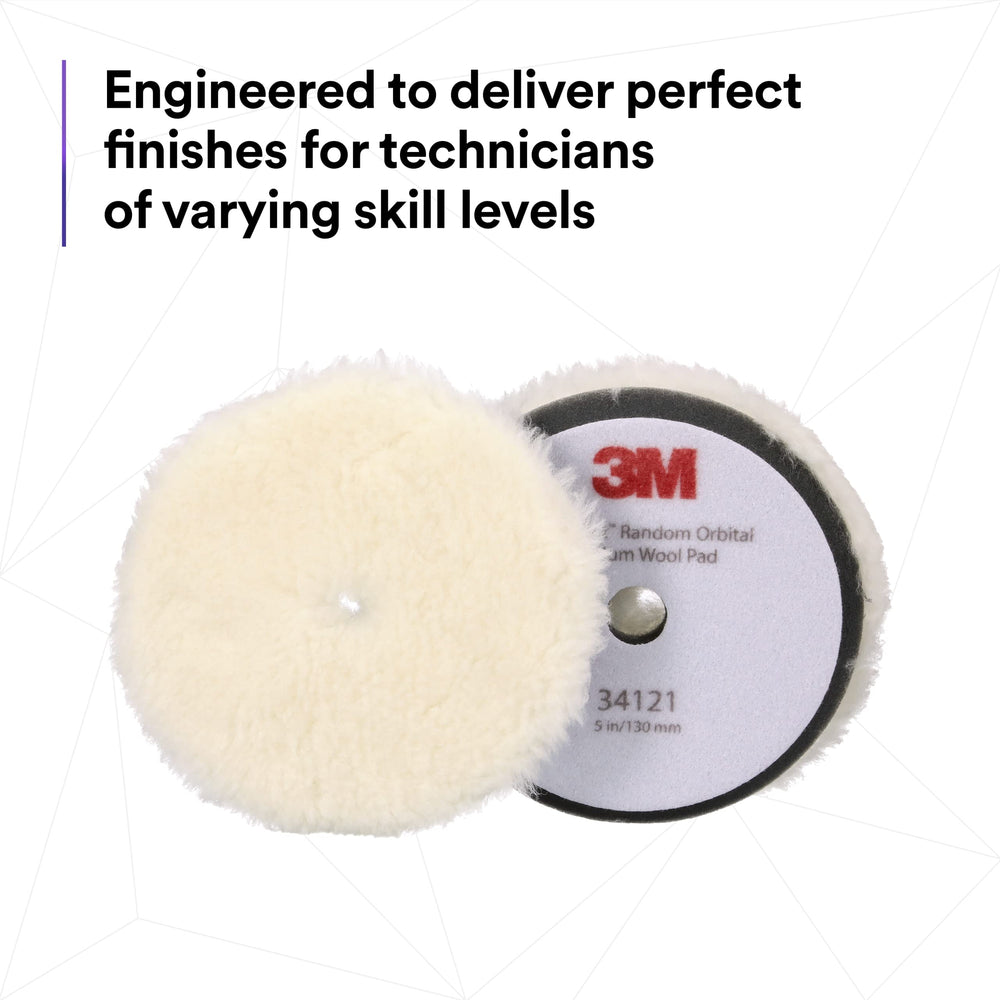 3M Perfect-It Random Orbital Pad 5in demonstrates quick attachment and secure hold during polishing.