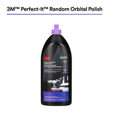 3M Perfect-It orbital polish pad attachment close-up showing smooth integration