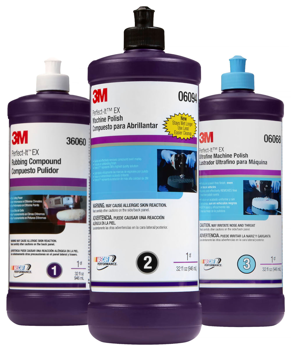 3M Perfect-It Ultrafine system compatibility with pads and compounds for best results.