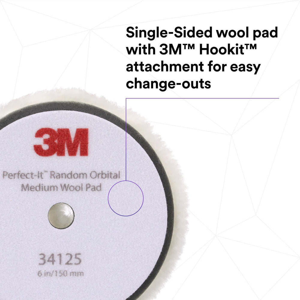3M Perfect-It wool pad image showing snag-free performance on cured paints