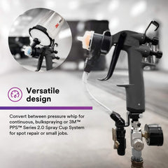 3M Performance Spray Gun featuring quick-change nozzle for fast setup.