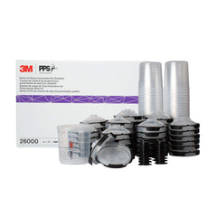 3M PPS 2.0 cup with window for easy material monitoring