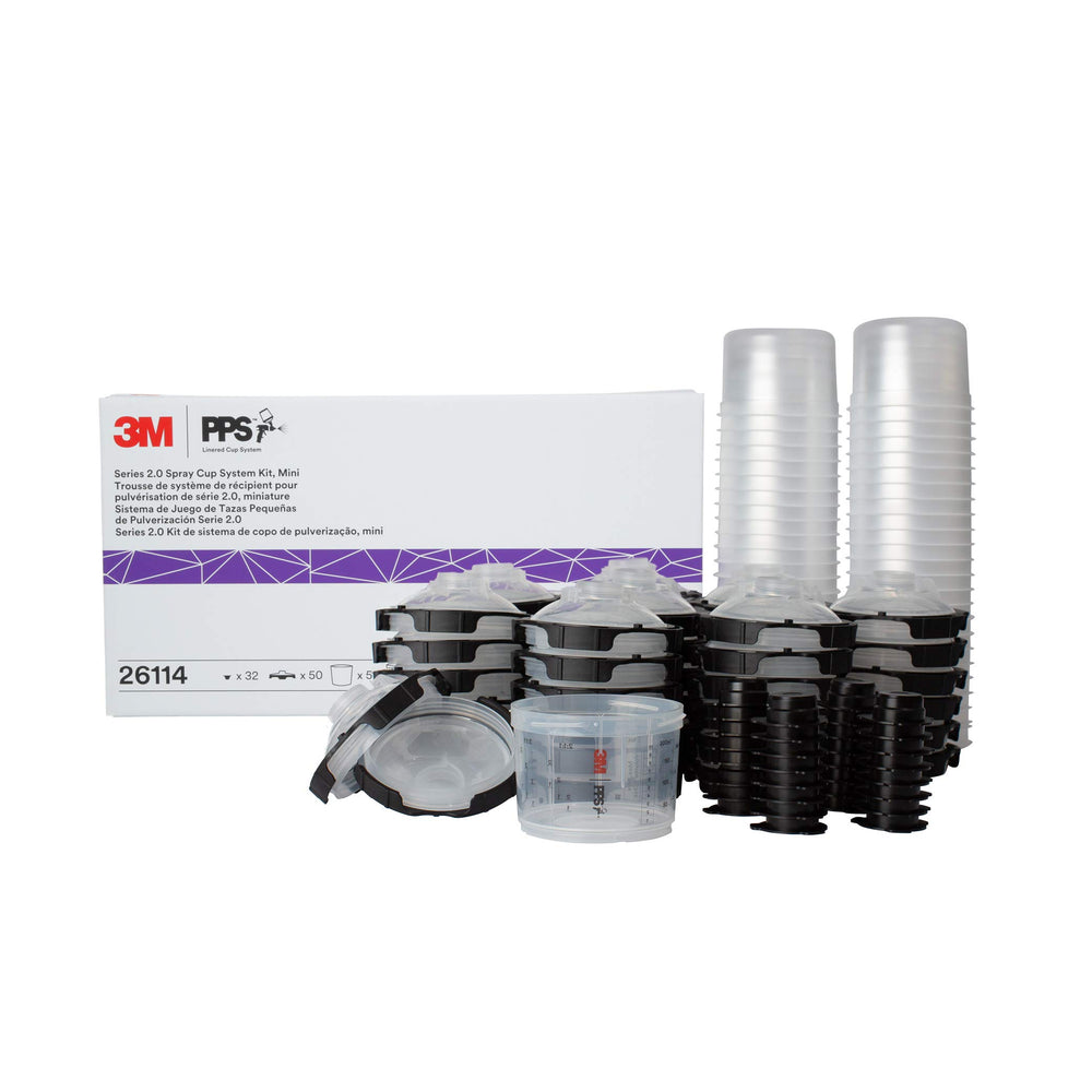 3M PPS 2.0 mini paint cup for precise automotive paints