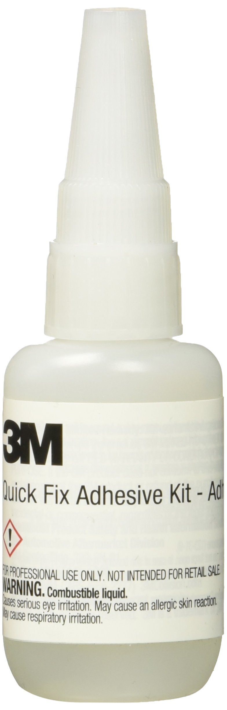 3M Quick Fix accelerant bottle with moisture-resistant bonding for durable temporary fixes