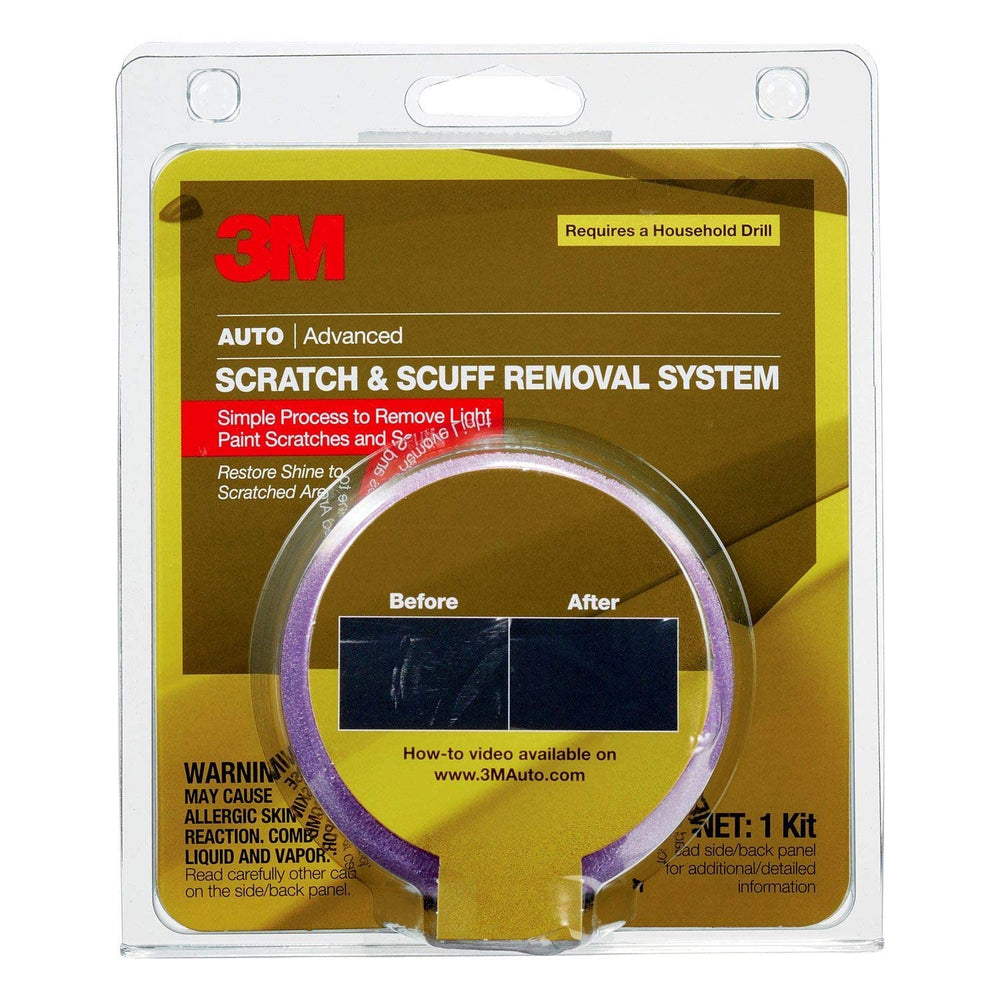 3M Scratch Removal System finish result reveals smoother coat and improved gloss