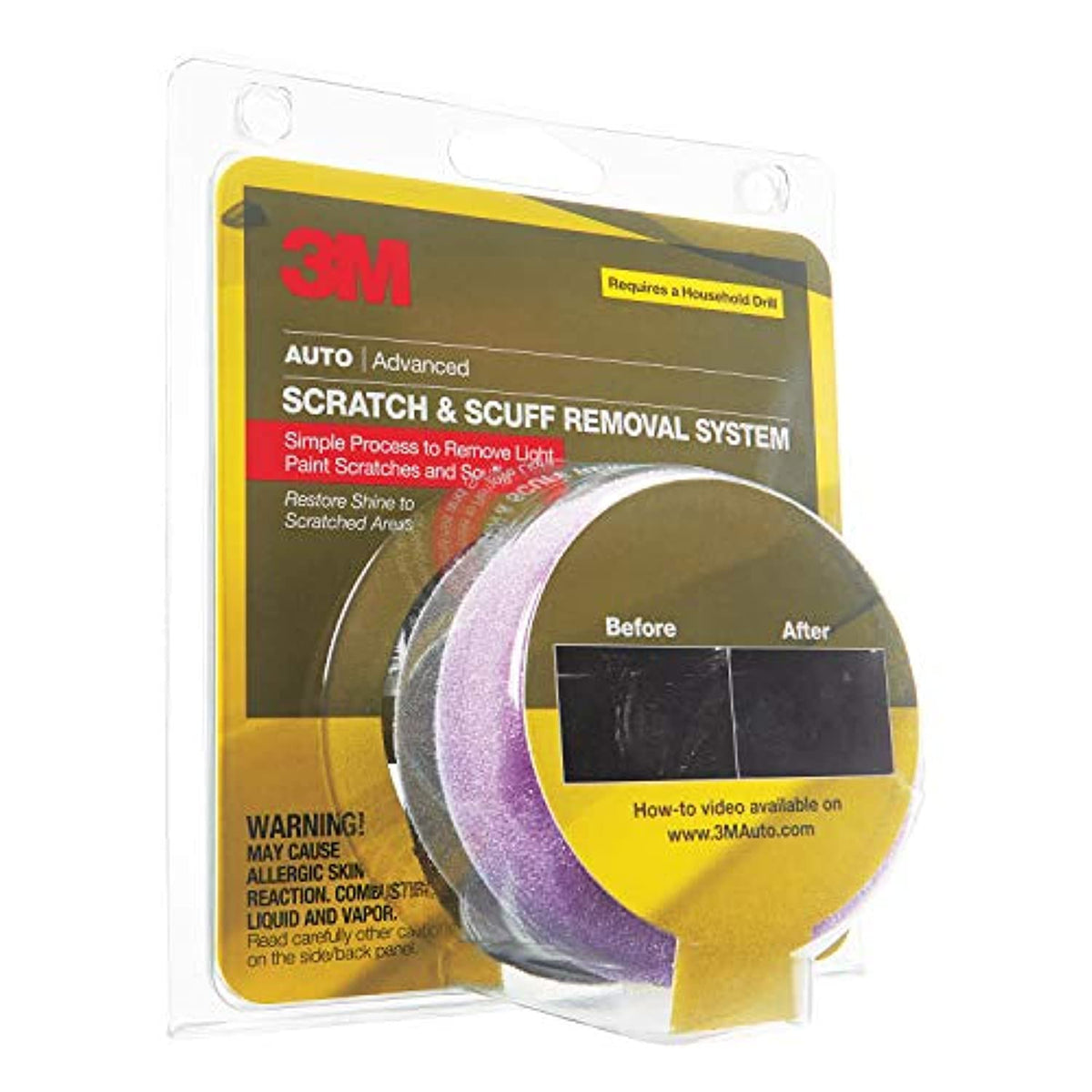 3M Scratch Removal System kit contents laid out for easy setup and use