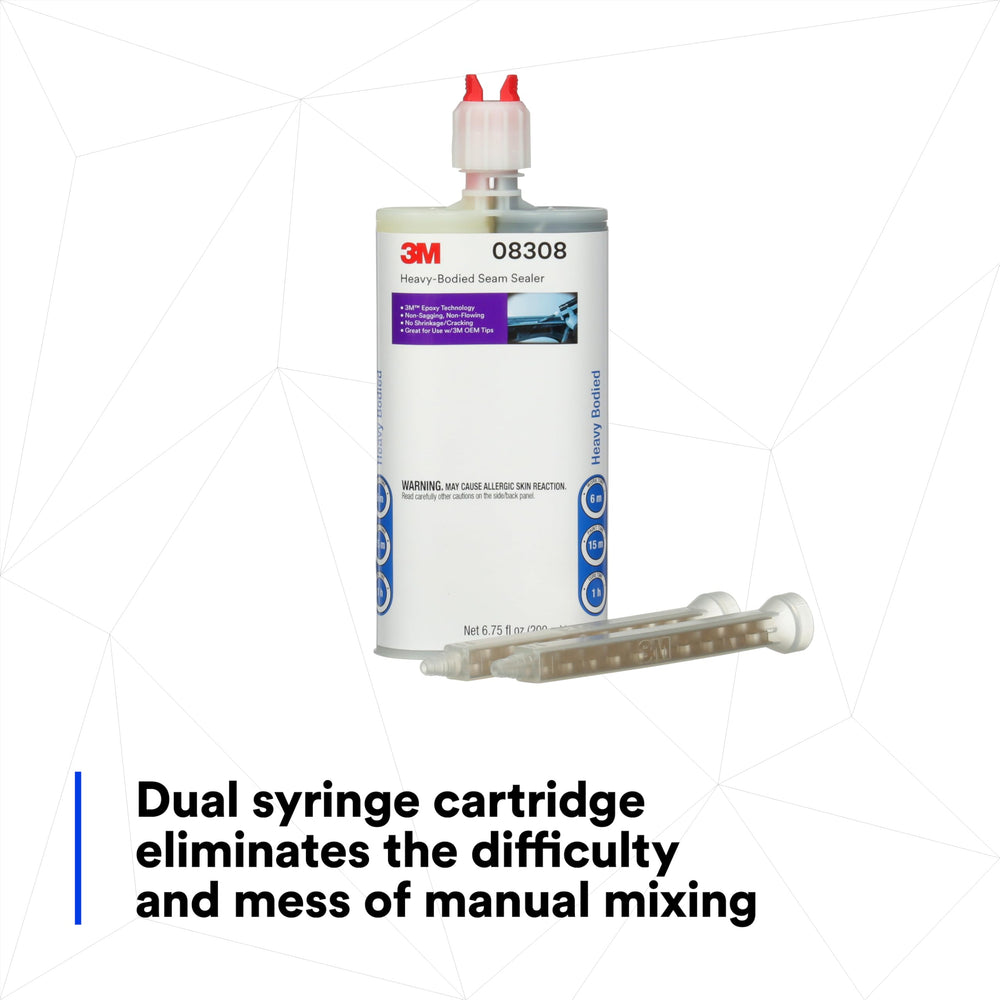 3M Heavy-Bodied Seam Sealer offers quick cure for efficient automotive sealing tasks.
