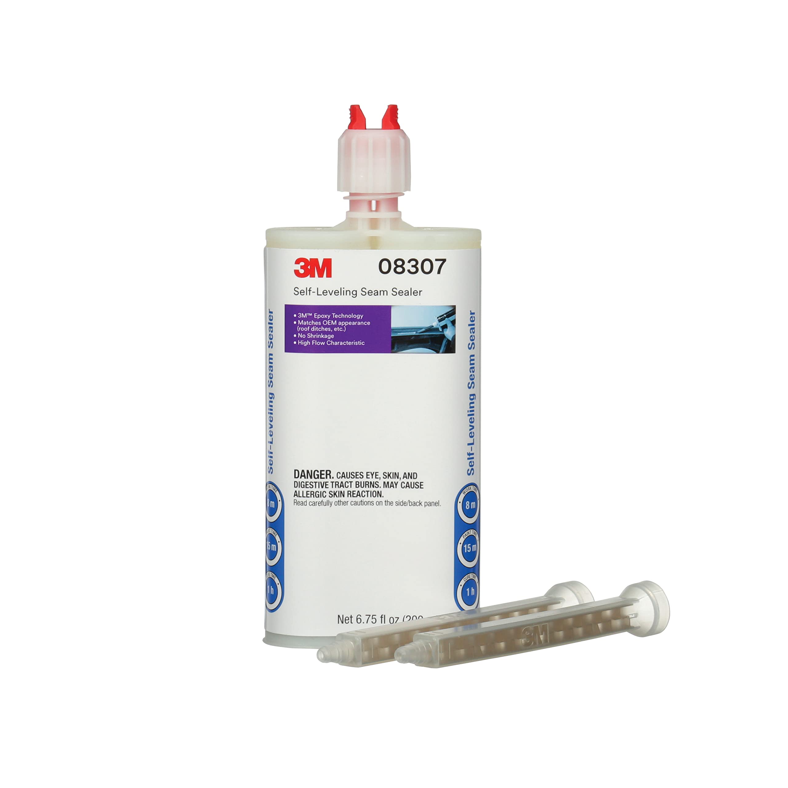 3M Self-Leveling Seam Sealer 08307 packaging for automotive roof seam work