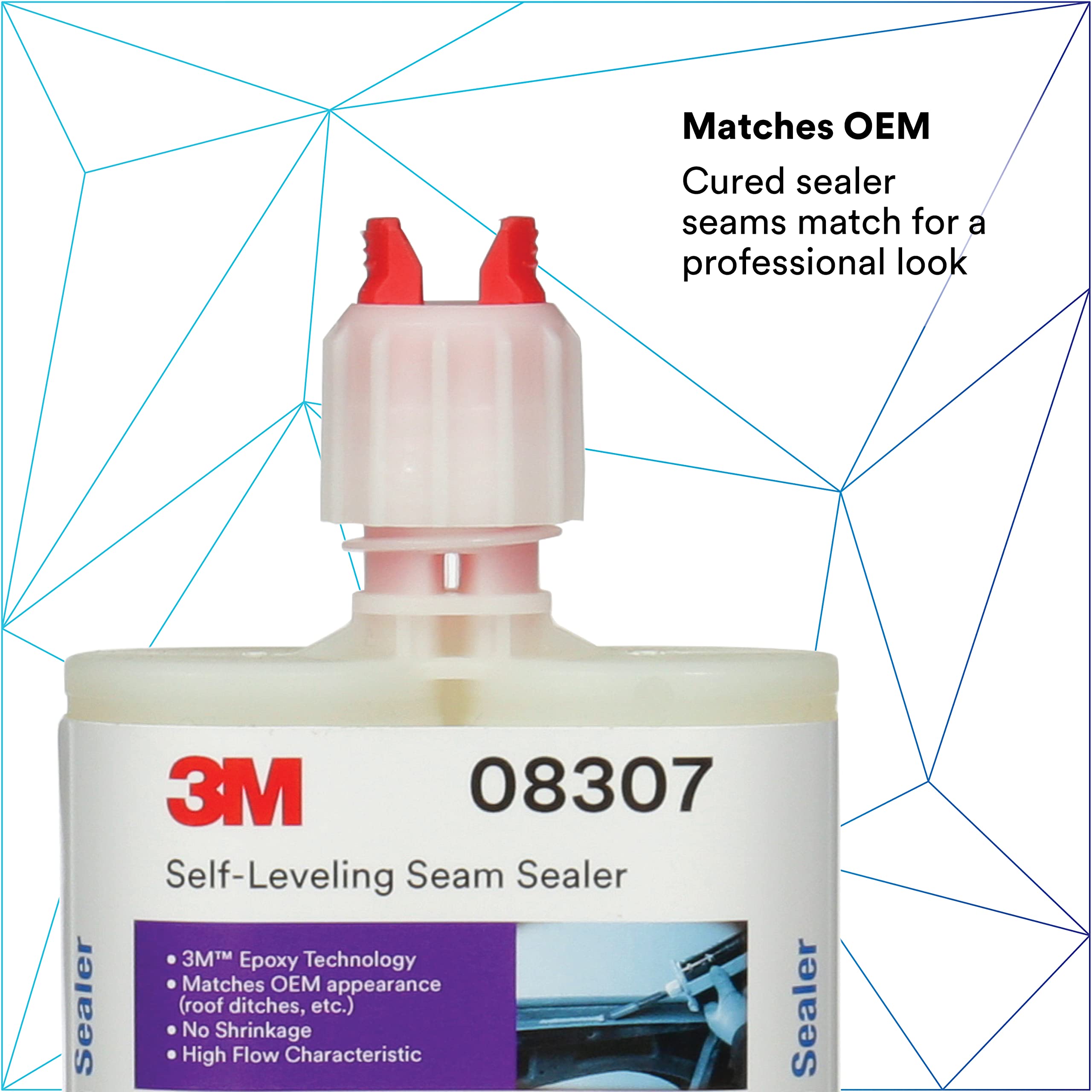 Paint-ready surface in minutes after curing for faster workflows