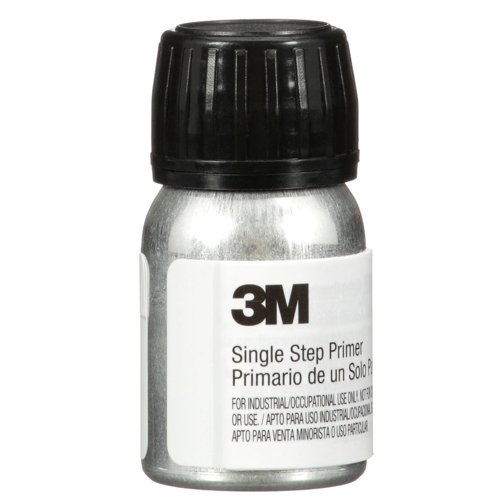 3M Single Step Primer curing panel showing even sheen