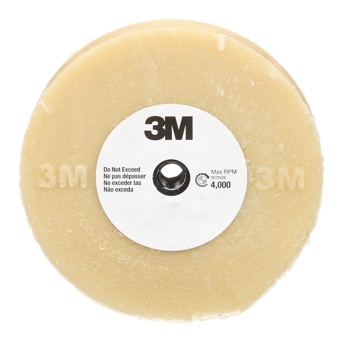 3M Stripe Off Wheel removes decals without damaging the surface
